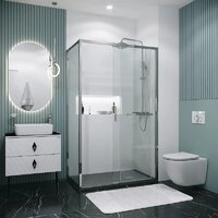 Grossman Style 100x80x195 120.K33.05.1080.10.00 (хром/прозрачное стекло) Image #8