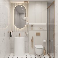 Wellsee Coquillage 232801000 (отдельностоящий, с отверстием под смеситель, цвет глянцевый белый) Image #7