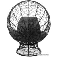 M-Group Кокос на подставке 11590409 (черный ротанг/серая подушка) Image #4