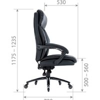 CHAIRMAN CH412 (экокожа, черный) Image #5