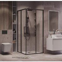 Grossman Cosmo 80x80x195 300.K33.02.8080.42.00 (графит сатин/прозрачное стекло) Image #7