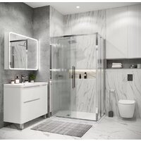 Grossman Cosmo 130x90x195 120.K33.02.1390.10.02 (хром/шиншилла стекло) Image #8