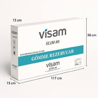 Berges Wasserhaus Ventas Black Rimless + Visam Slim 525 EX-043326 (с сиденьем) Image #11