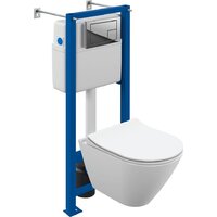 Cersanit City Smart CO DPL EO Slim (с кнопкой Corner 64108 хром глянцевый)