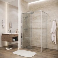 Grossman Galaxy 130х100х195 120.K33.01.1310.10.00 (хром/прозрачное стекло) Image #8