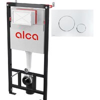 Alcaplast AM101/1120 + кнопка M671 (хром глянец)