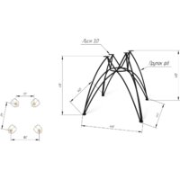 Sheffilton SHT-ST37/S112 (серое облако/хром лак) Image #10