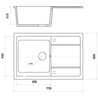 Wisent 780-27W (с сифоном GER013) Image #7