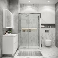 Grossman Cosmo 120x100x195 120.K33.02.1210.10.02 (хром/стекло шиншилла) Image #7