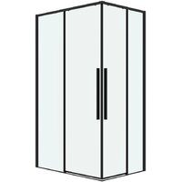 Grossman Galaxy 120x80x195 300.K33.01.1280.21.00 (черный матовый/прозрачное стекло) Image #1