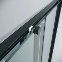 Grossman Galaxy 120x80x195 300.K33.01.1280.21.00 (черный матовый/прозрачное стекло) Image #5