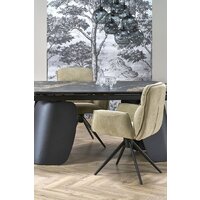 Halmar Forum 180-260/90/76 (черный мрамор/черный) Image #15