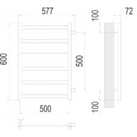 TERMINUS Аврора П6 500x600 бп (сатин) Image #2
