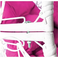 M-Group Апельсин 11520108 (белый ротанг/розовая подушка) Image #4