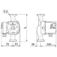 Grundfos UPS 32-40 180 Image #2