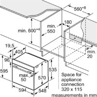 Bosch Serie 4 HBG272EB3 Image #7