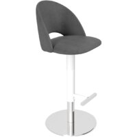 Sheffilton SHT-ST34/S128 (платиново-серый/хром/белый муар)