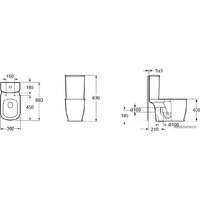 Lavinia Boho Bell Pro 3301001N (бачок, чаша, пневмокрышка) Image #6