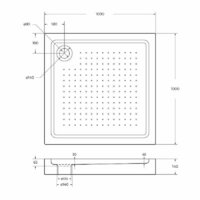 BelBagno TRAY-BB-A-100-15-W 100x100 Image #7