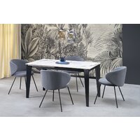 Halmar Felix 141-201/81/76 (белый мрамор/черный) Image #2