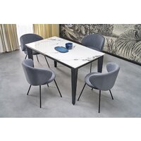 Halmar Felix 141-201/81/76 (белый мрамор/черный) Image #3