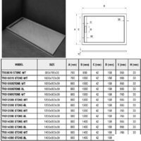 WeltWasser TRS 12090 Stone-BL 120x90 Image #2