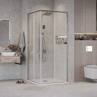 Grossman Galaxy 100x90x195 300.K33.01.1090.10.00 (хром/прозрачное стекло) Image #7