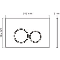 Roxen Cube в комплекте с инсталляцией StounFix Dual Fresh 6 в 1 966075 (кнопка: серый бетон) Image #17