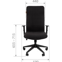CHAIRMAN 611 (ткань OS-01 черный) Image #7