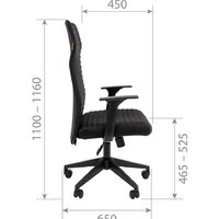 CHAIRMAN 611 (ткань OS-01 черный) Image #5