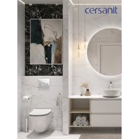 Cersanit City Smart CO DPL EO Slim (с кнопкой Estetica 64111 белый/хром) Image #16