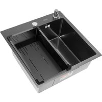 ARFEKA Eco AR мойка 500*500, коландер G, дозатор Black Decor Millet Image #1