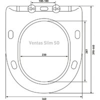 Berges Wasserhaus Ventas Rimless + Visam Slim 525 EX-043237 (с сиденьем) Image #16