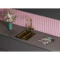 Omoikiri Tadzava 39-U/I-LG 4993262 (светлое золото) Image #4