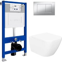 Lauter Nuremberg 21811 + 21901001 (белый, с кнопкой смыва 219701J хром)