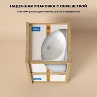 Wellsee Chalice Perfection 230627000 (отдельностоящий, с отверстием под смеситель, цвет матовый светло-зеленый/глянцевый белый) Image #8