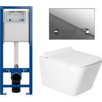 Saniteco KW-9004W в комплекте с инсталляцией + 64110 + S-IN-MZ-VECTOR