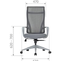 CHAIRMAN CH577 (серый пластик/серый) Image #4