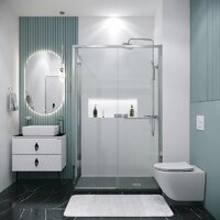 Grossman Style 100x90x195 120.K33.05.1090.10.00 (хром/прозрачное стекло) Image #7