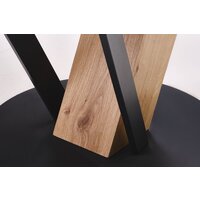 Halmar Fanis okragly 120-160/120/78 (натуральный/черный) Image #9