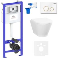 Lavinia Boho Relfix Elegant Rimless 7 в 1 87561112 (белый/золотой пластик) Image #1