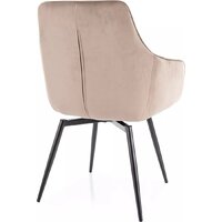 Signal Marlo Velvet Bluvel 40 (темно-бежевый/черный) Image #2