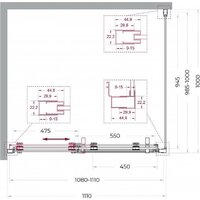 BelBagno Marino_2-AH-1-110/100-C-Cr Image #5