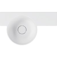 Belux Аврора 550 L (18, белый матовый/Solid Surface)