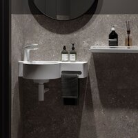 Belux Аврора 550 L (18, белый матовый/Solid Surface) Image #3