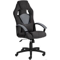 TetChair Driver (флок/ткань, черный/серый)