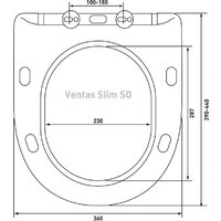 Berges Wasserhaus Ventas Rimless + АТОМ 410 AT-043340 (с сиденьем) Image #13