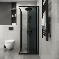 Niagara Eco NG-1008-14QT 80x80x190 (черный/стекло тонированное) Image #4