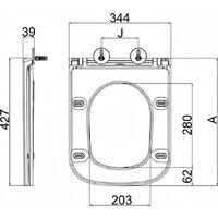 Lauter W76 P-TRAP 21122762 + гигиенический душ Mild 21LT072BM (горизонтальный выпуск) Image #22