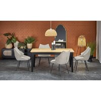 Halmar Edmondo раскладной 160-240/90/75 (дуб/черный)